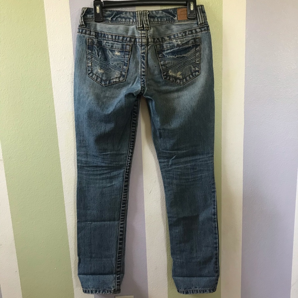 👖3/$27 Aeropostale Straight Leg Jeans - Picture 5 of 9